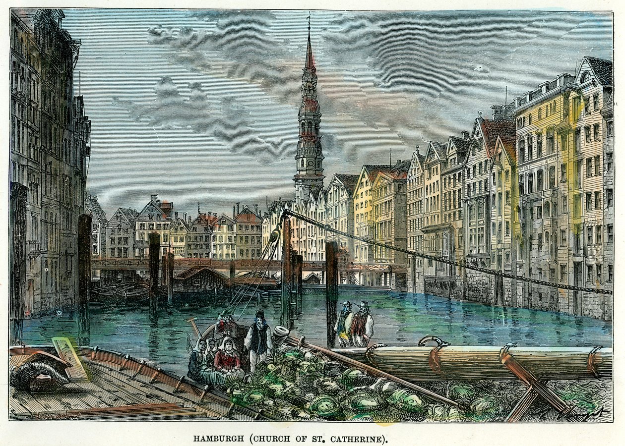 Hamburg, Tyskland, c1880 av Unbekannt