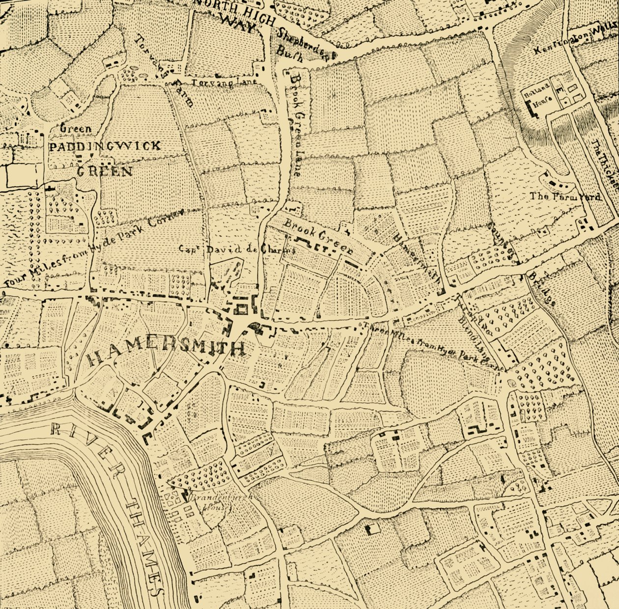 Hammersmed 1746, c1878. av Unbekannt