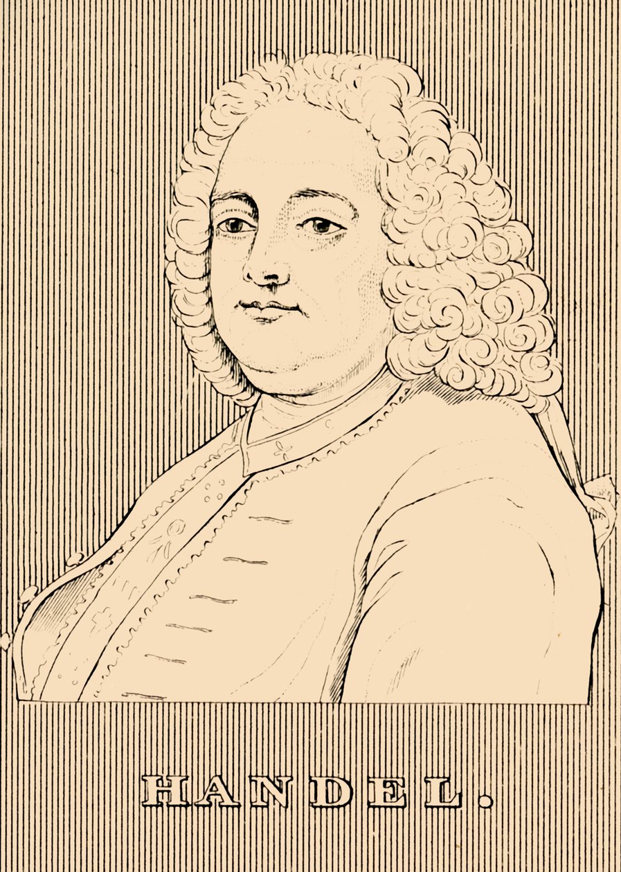 Händel, 1685-1759, 1830. av Unbekannt
