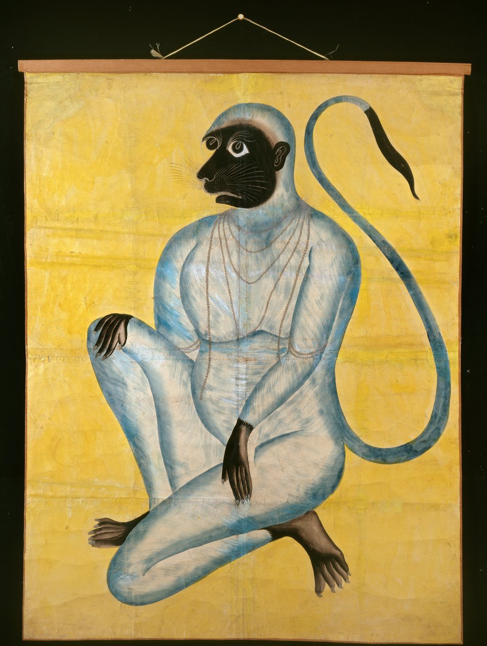 Hanuman, apguden, c1870 av Unbekannt