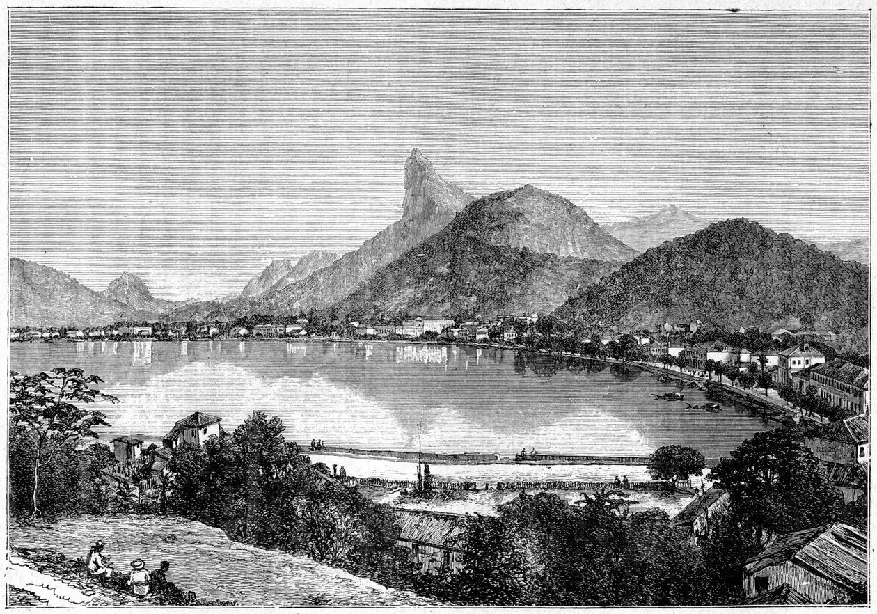 Hamnen i Rio de Janeiro, 1898 av Unbekannt