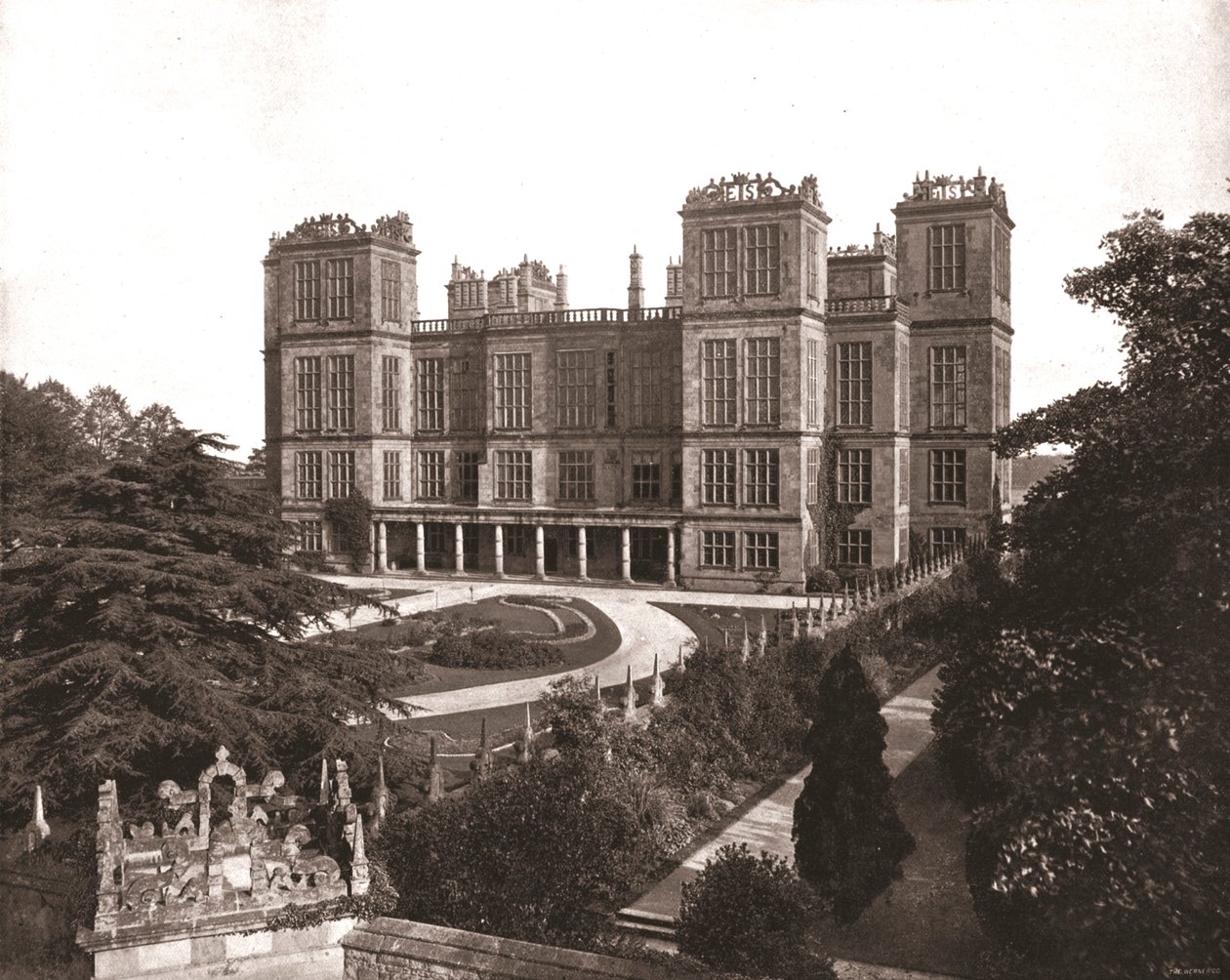 Hardwick Hall, Derbyshire, 1894. av Unbekannt