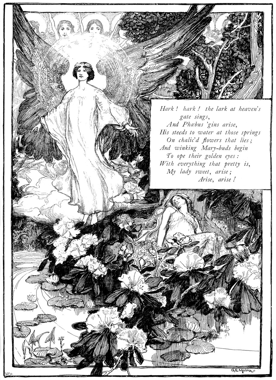 Hark! Lärkan, 1895 av Unbekannt