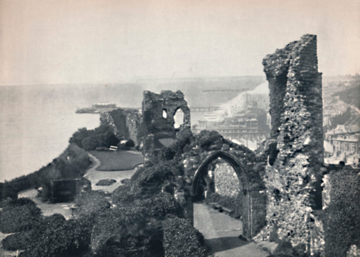 Hastings - Slottet, 1895 av Unbekannt
