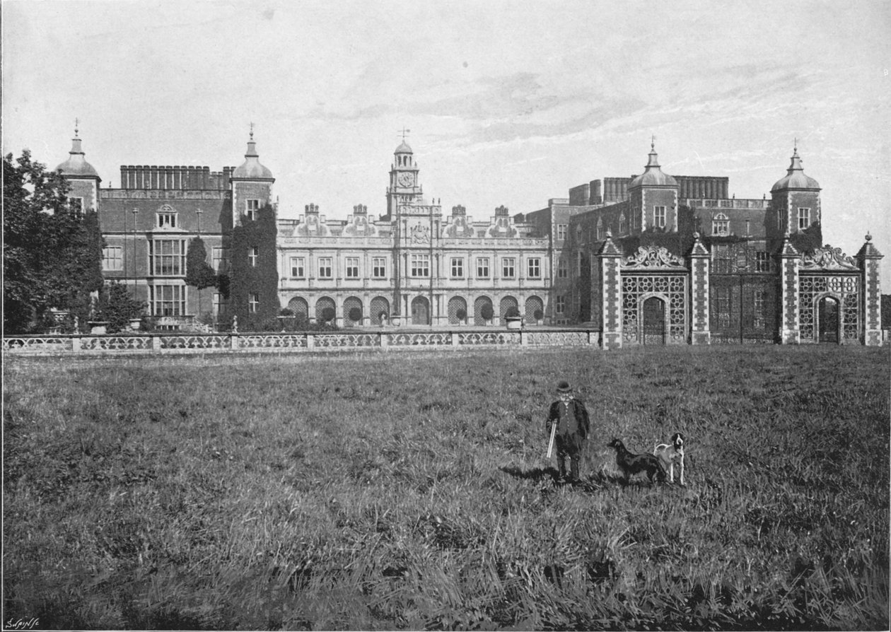 Hatfield House, South Front, c1896 av Unbekannt