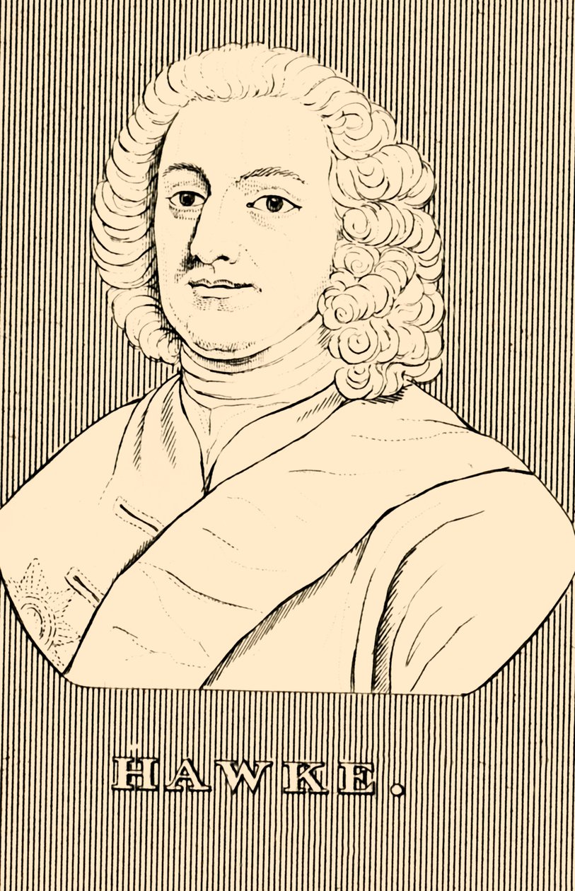 Hawke, 1705-1781, 1830. av Unbekannt