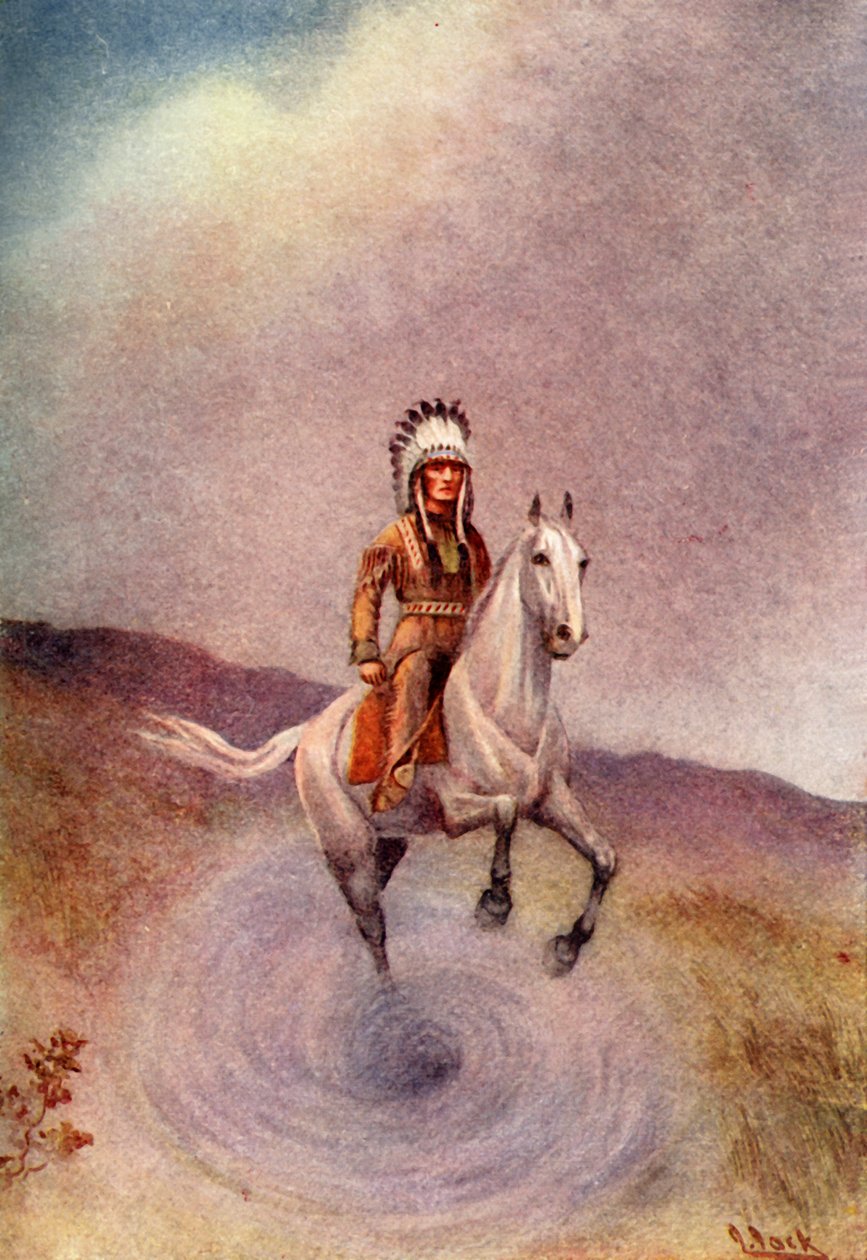 "Han dök upp i sitt eget land", 1914. av Unbekannt