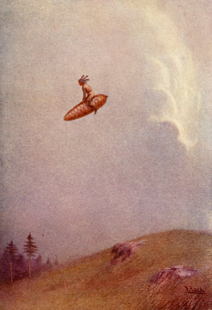 "Han red ner vinden", 1914. av Unbekannt