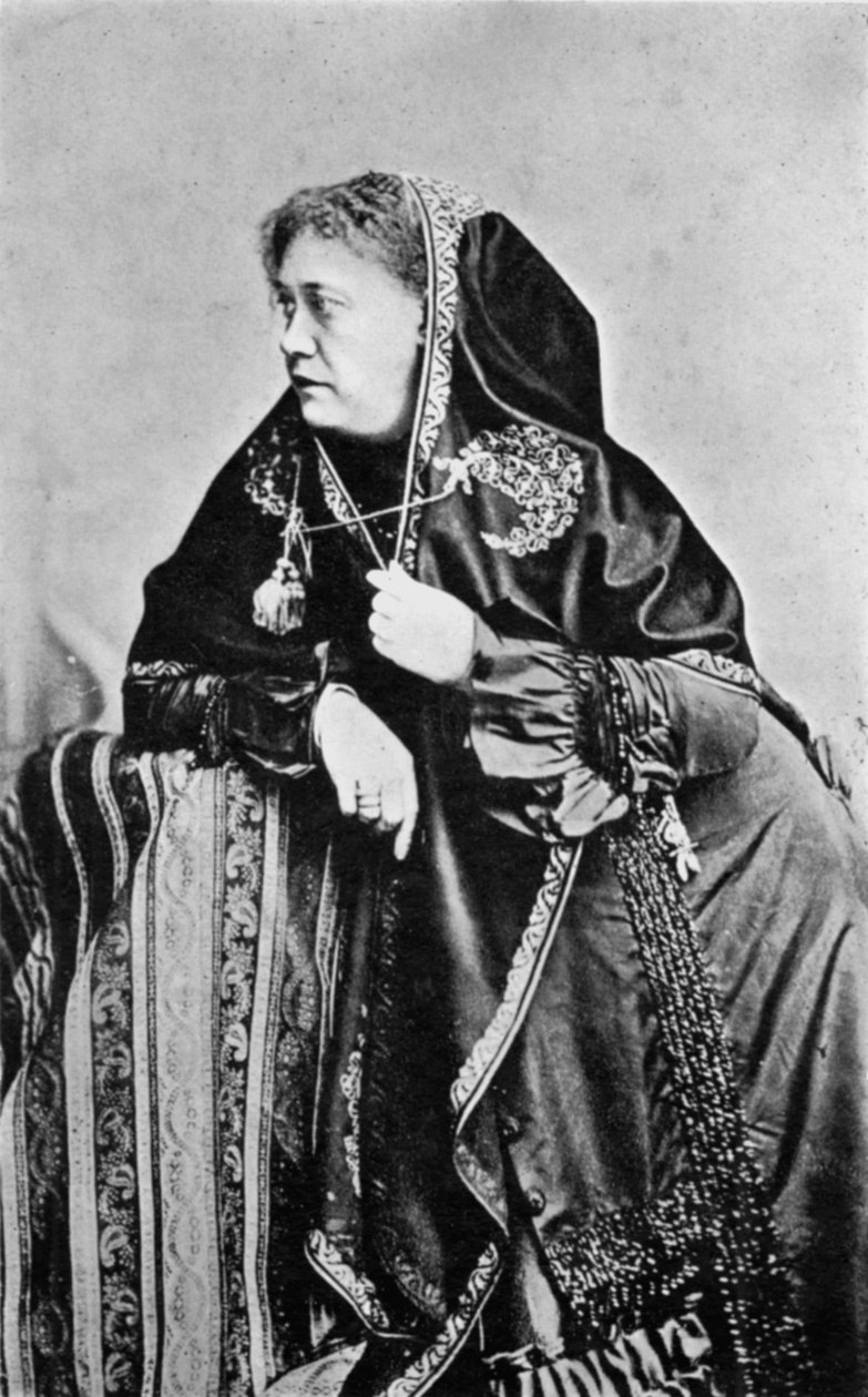 Helena Petrovna Blavatsky, ryskfödd amerikansk teosof, 1875 av Unbekannt