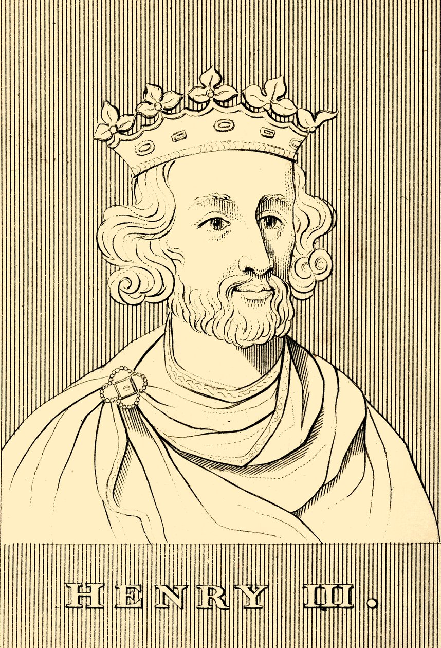 Henrik III, 1207-1272, 1830. av Unbekannt