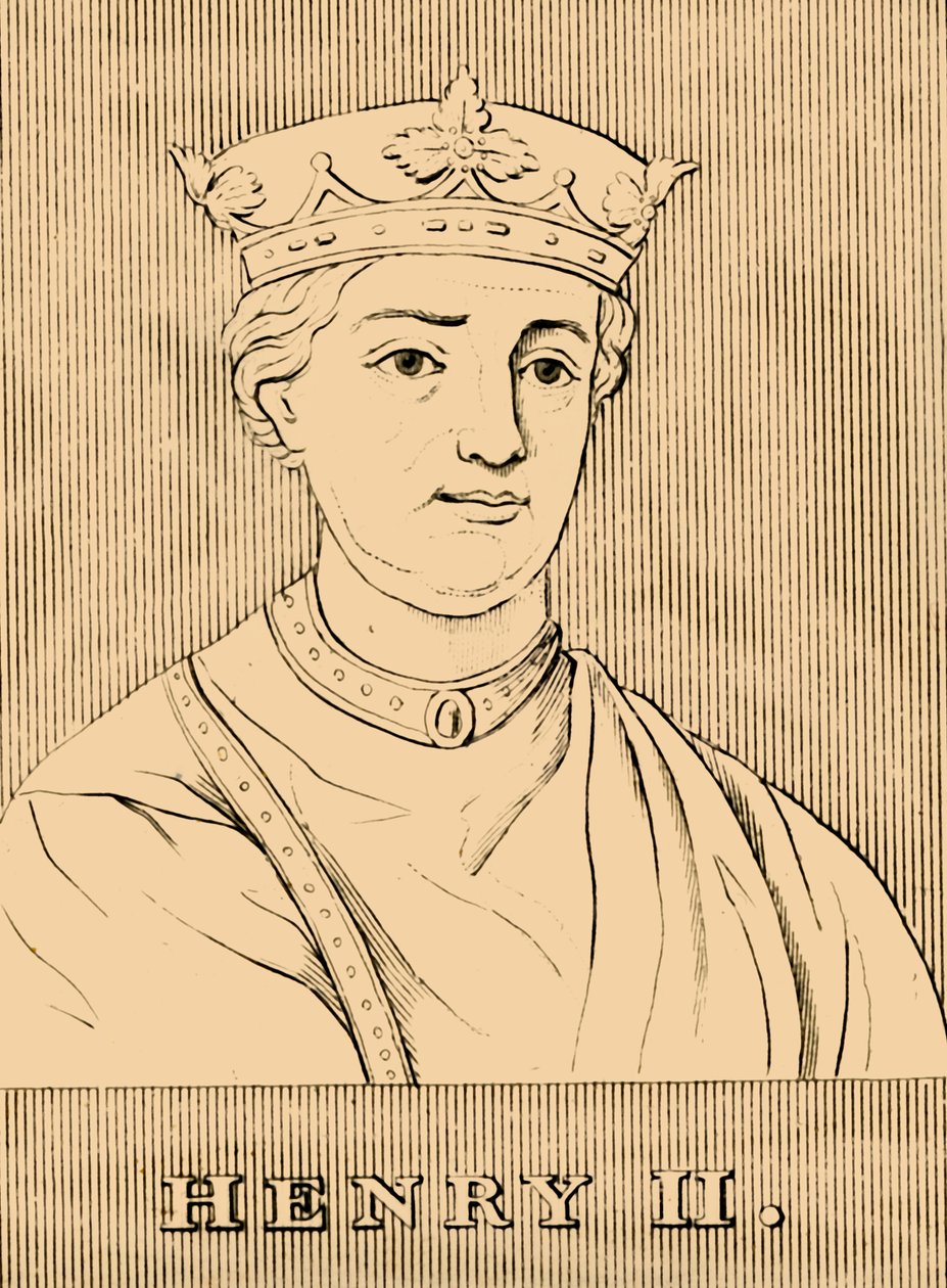 Henrik II, 1133-1189, 1830. av Unbekannt