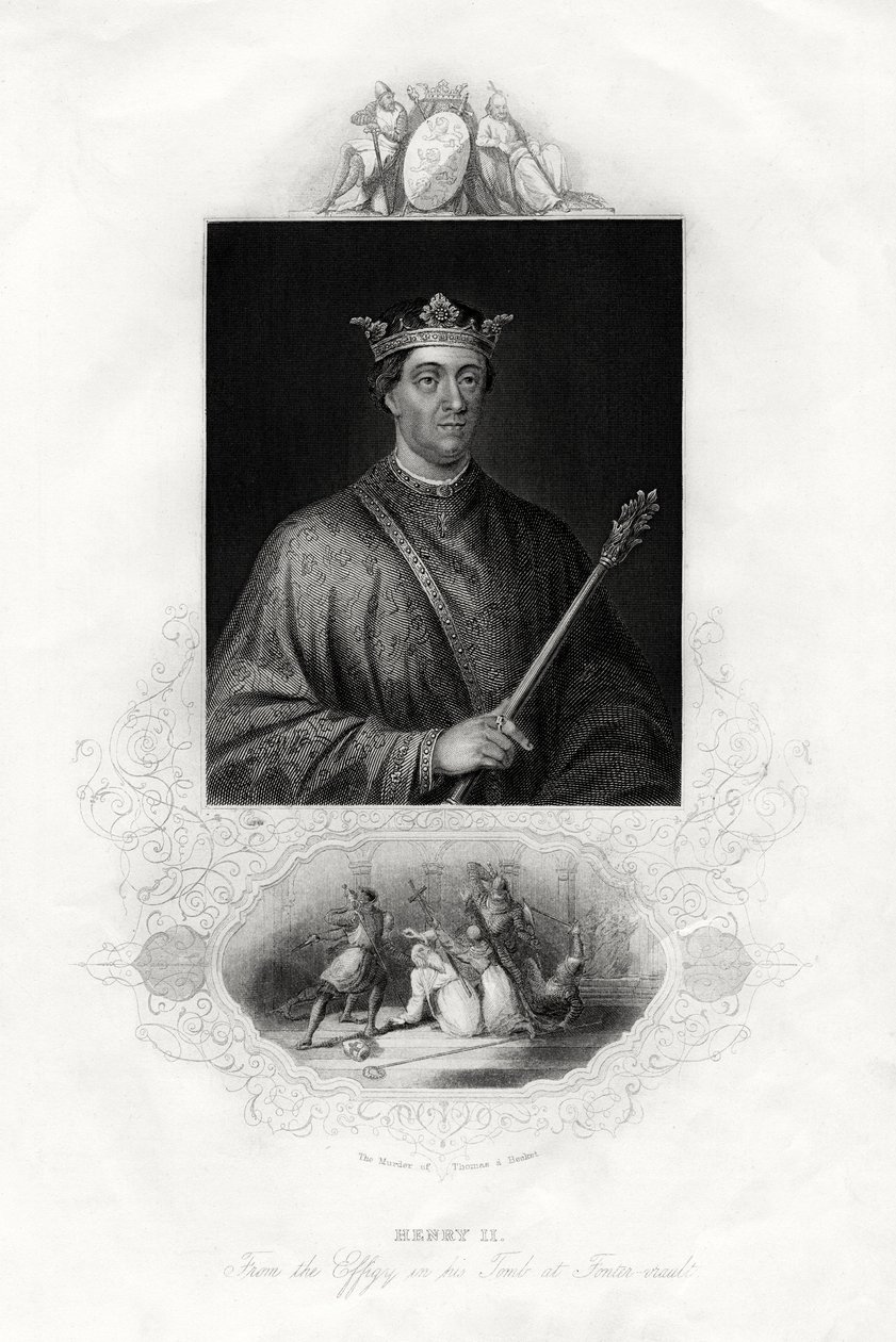 Henrik II, kung av England, 1860 av Unbekannt