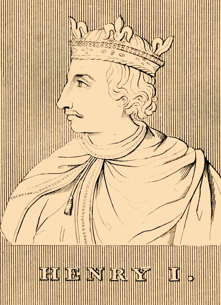 Henrik I, c1068-1135, 1830. av Unbekannt