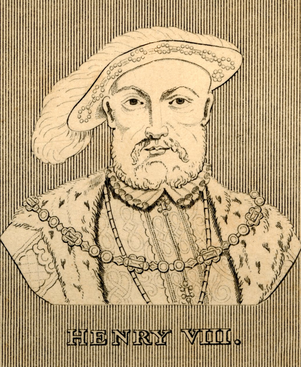 Henrik VIII, 1491-1547, 1830. av Unbekannt