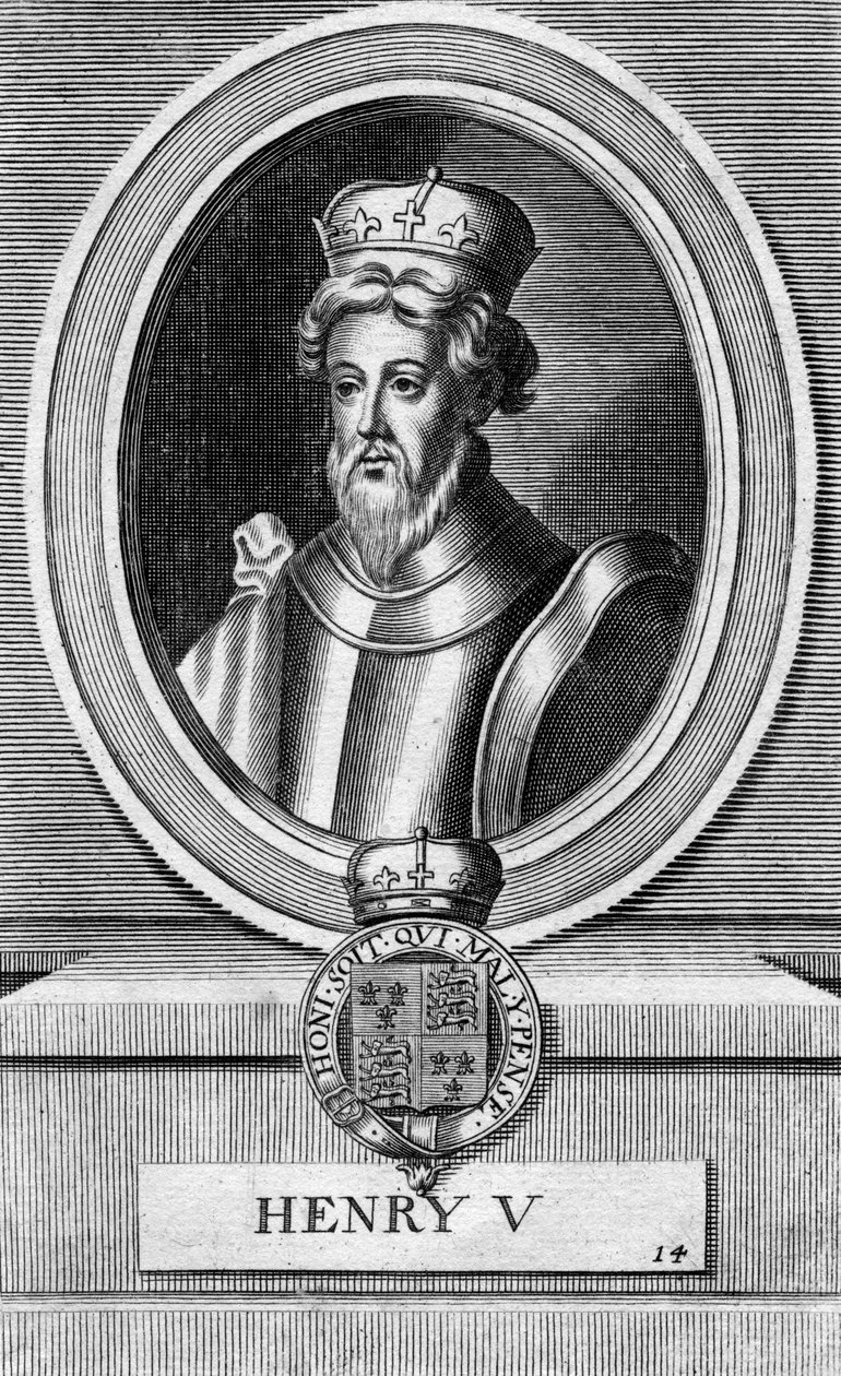 Henrik V, kung av England av Unbekannt