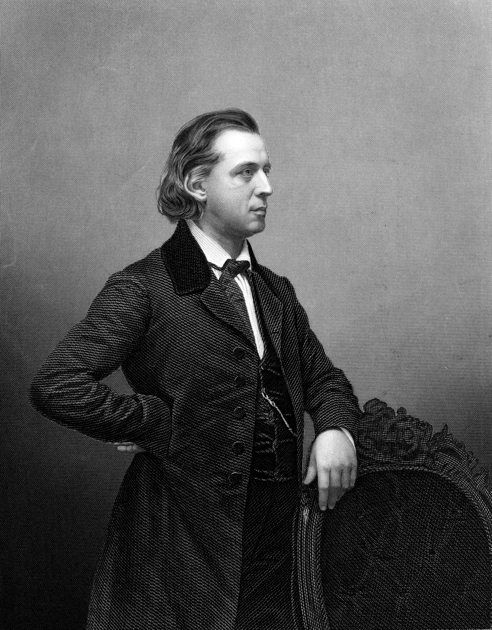 Henry Ward Beecher 1813-1887, amerikansk kongregationsminister, c1861 av Unbekannt
