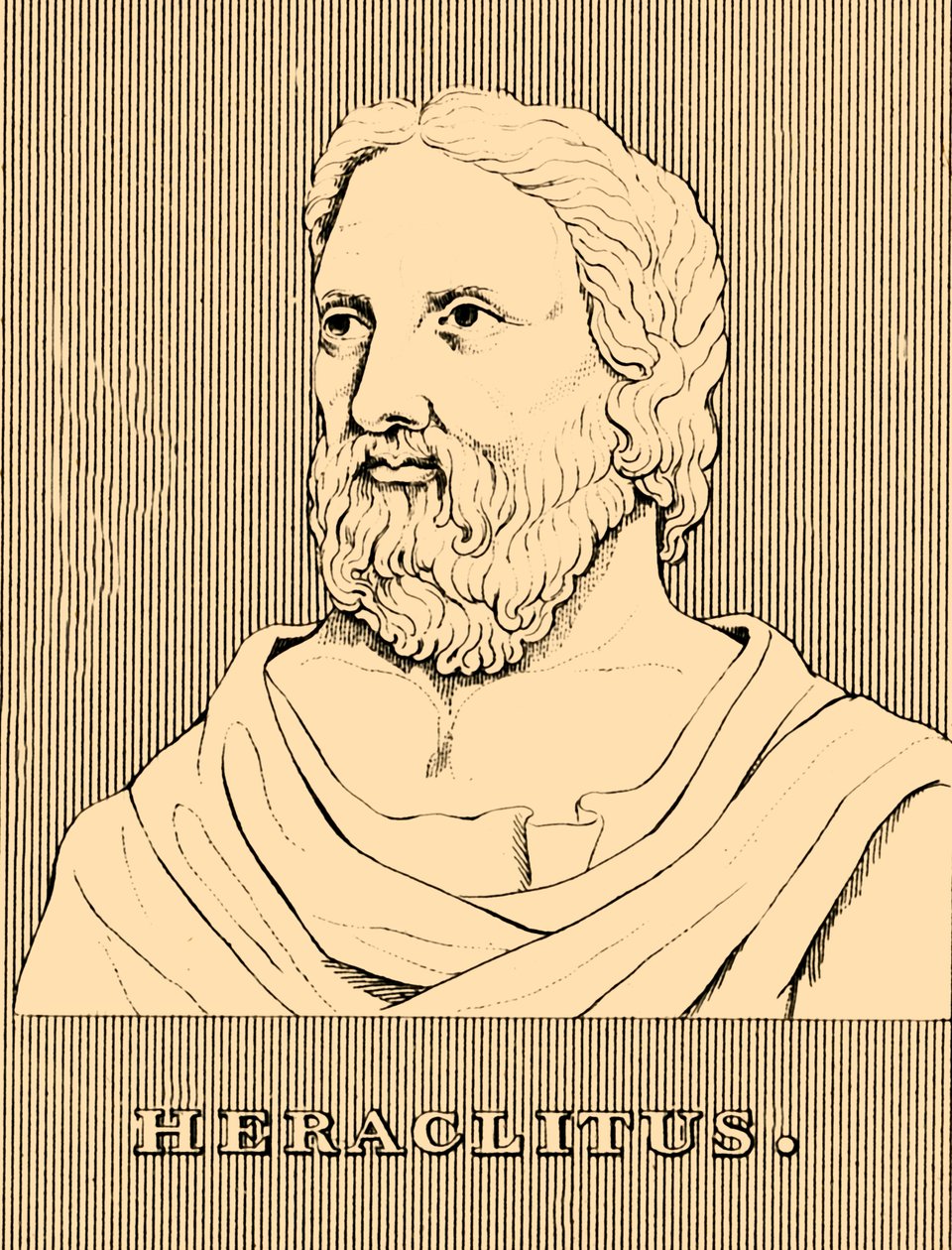 Herakleitos, c535 -c475 f.Kr., 1830. av Unbekannt