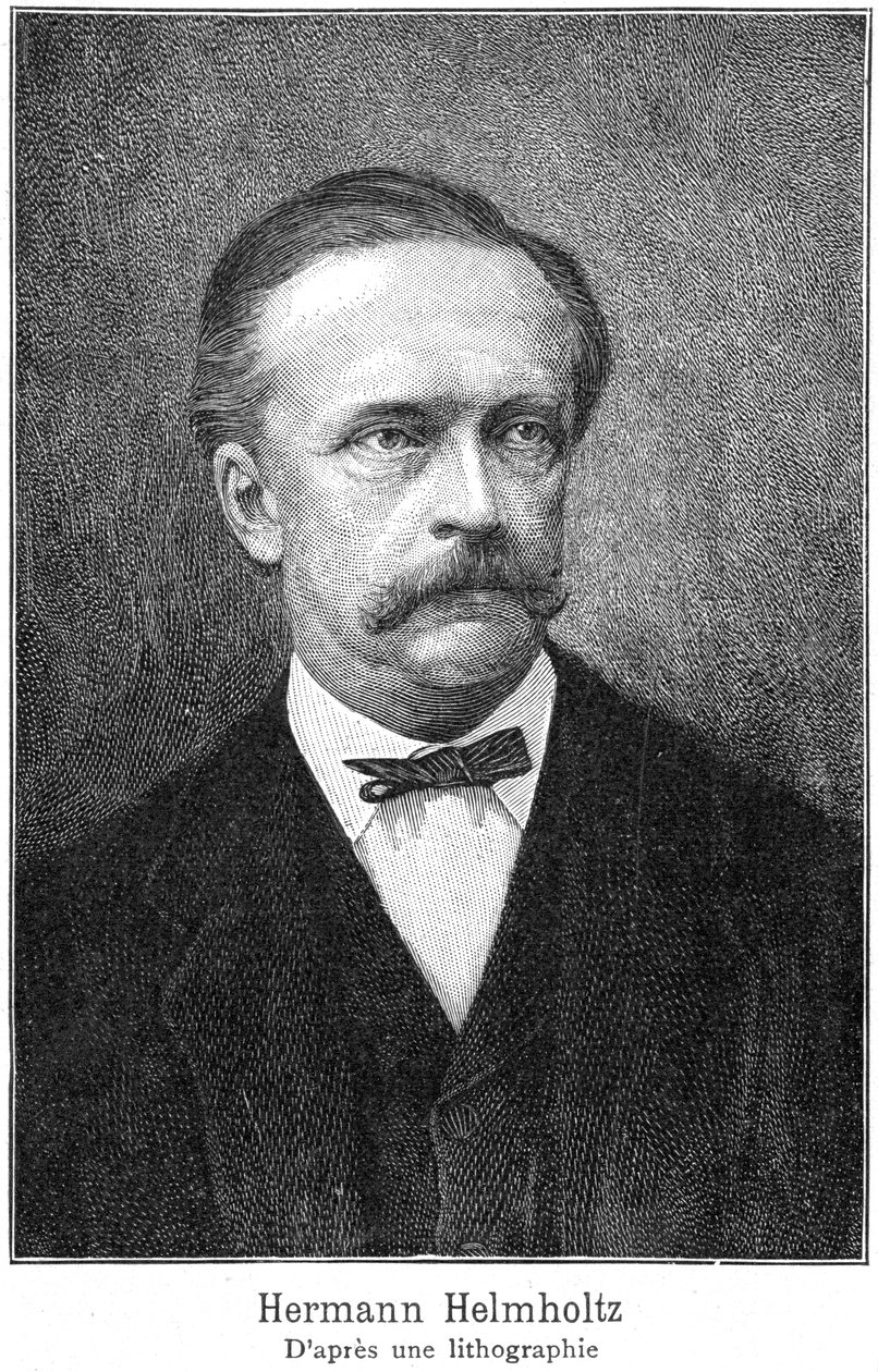 Hermann von Helmholtz 1821-1894, tysk fysiker, 1800-talet av Unbekannt