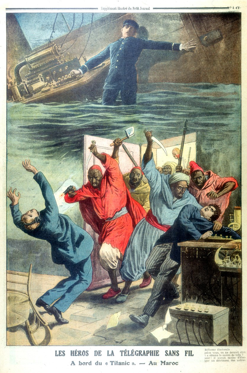Heroiska trådlösa operatörer, 1912 av Unbekannt