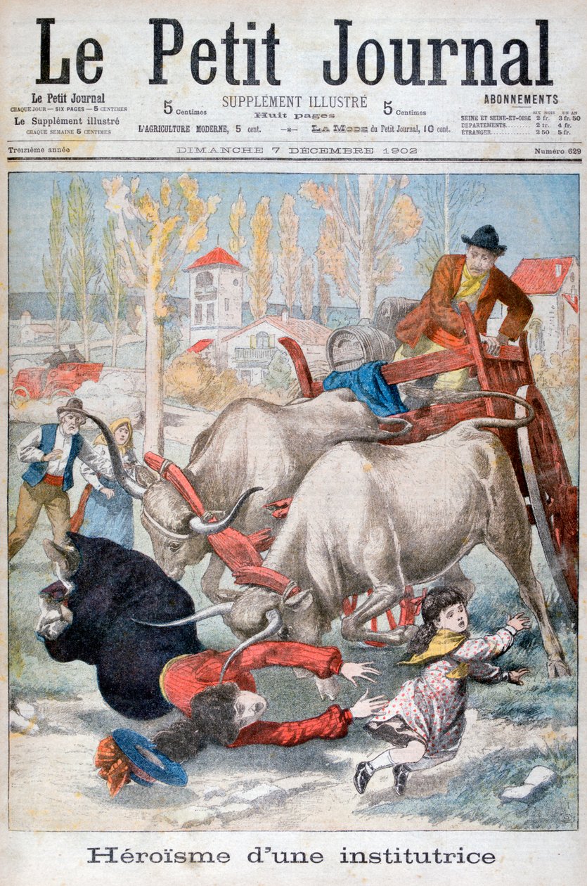 En lärares hjältemod, 1902 av Unbekannt