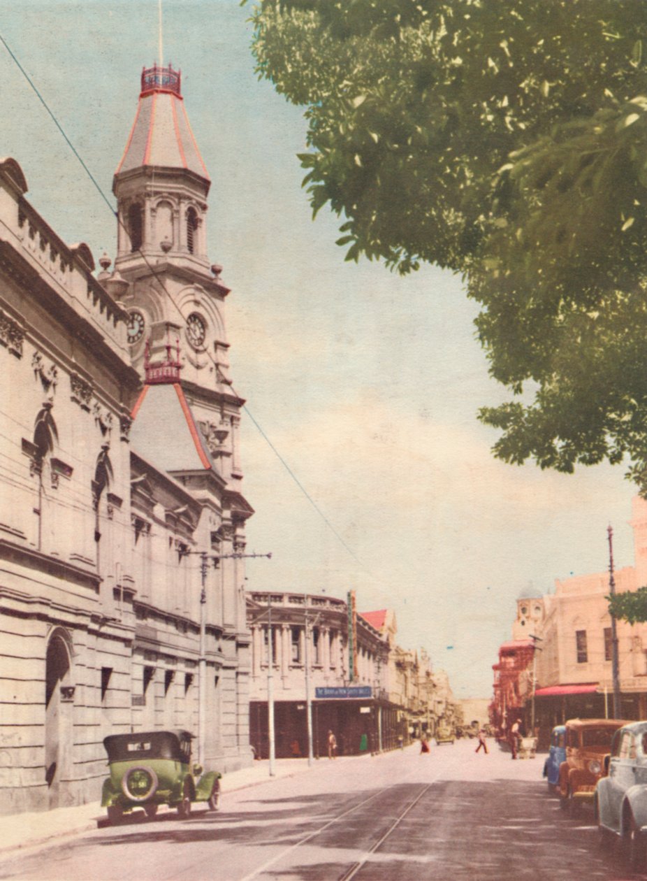High Street, Fremantle, c1947. av Unbekannt