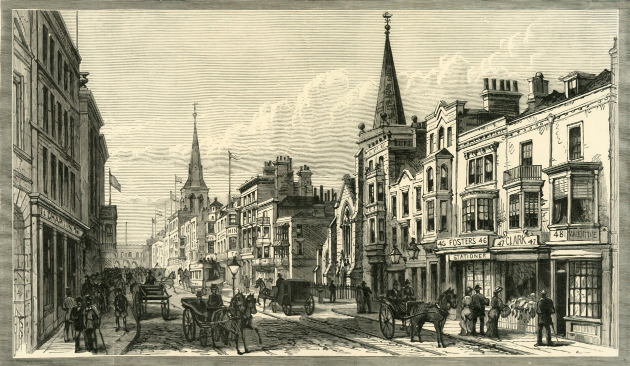 High Street, Southampton, 1898. av Unbekannt