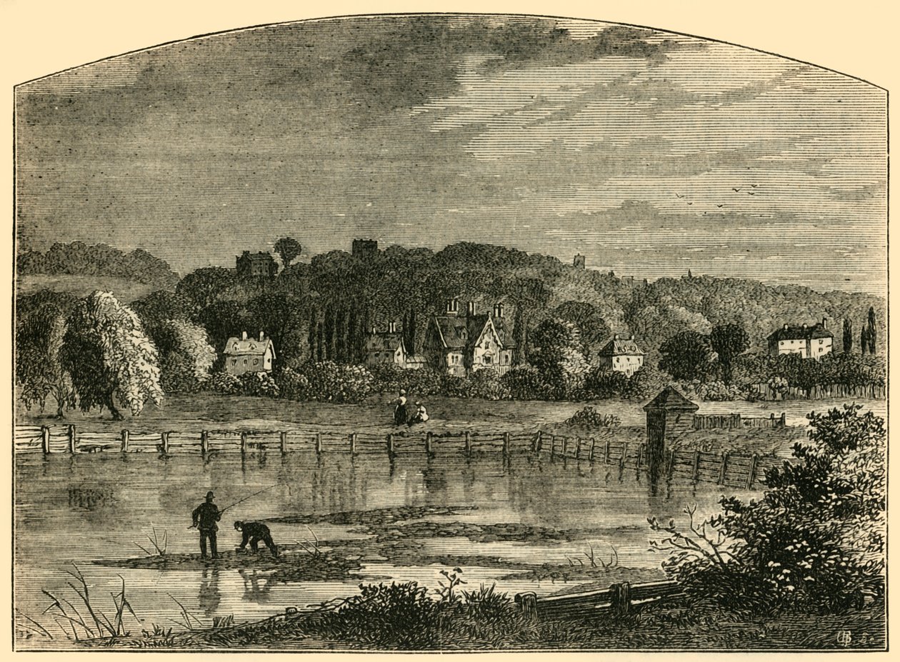Highgate Ponds, c1876. av Unbekannt