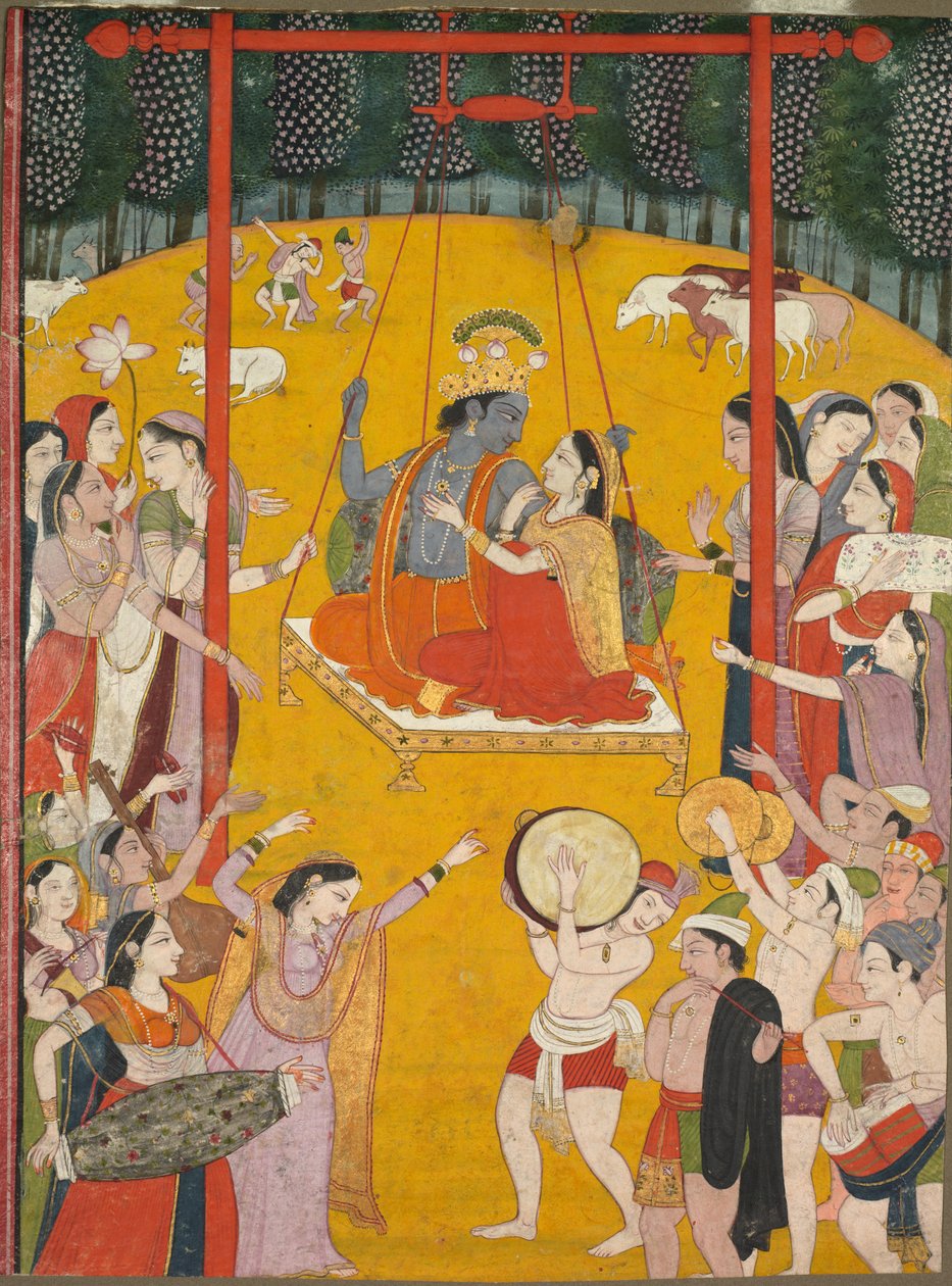 Hindola Raga, ca. 1790-1800. av Unbekannt