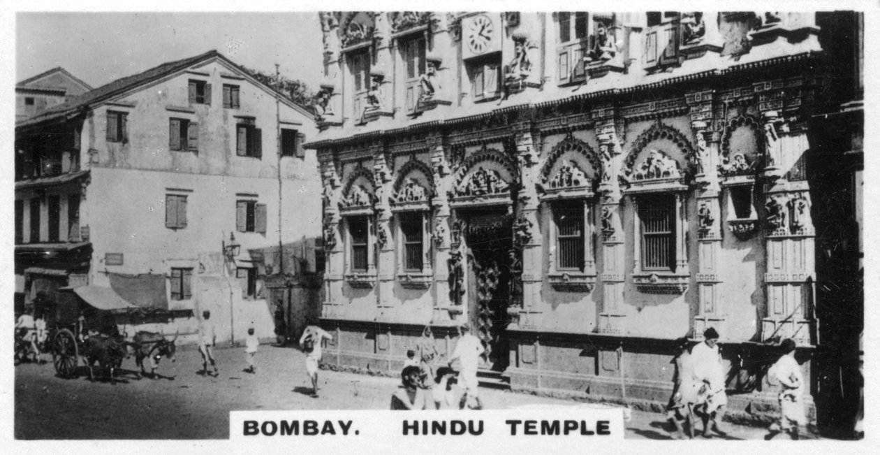 Hindu Temple, Bombay, Indien, c1925 av Unbekannt