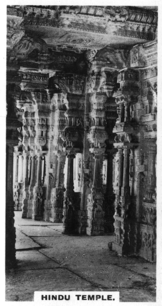 Hindu Temple, Vijayanagar, Indien, c1925 av Unbekannt