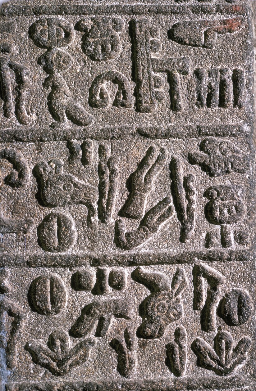 Hettitiska hieroglyfer, c900-talet f.Kr av Unbekannt