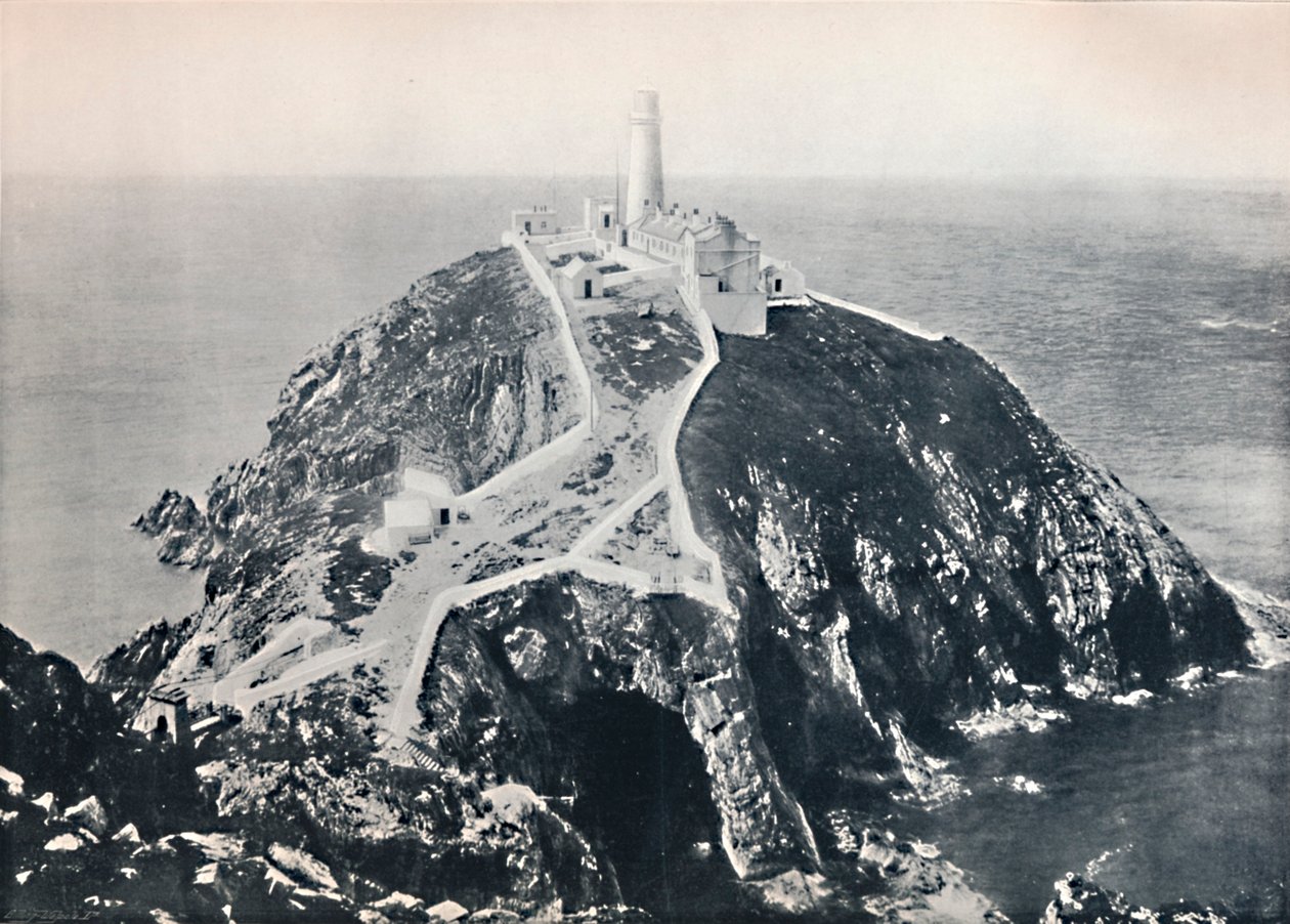 Holyhead - The South Stack, fyr, 1895 av Unbekannt