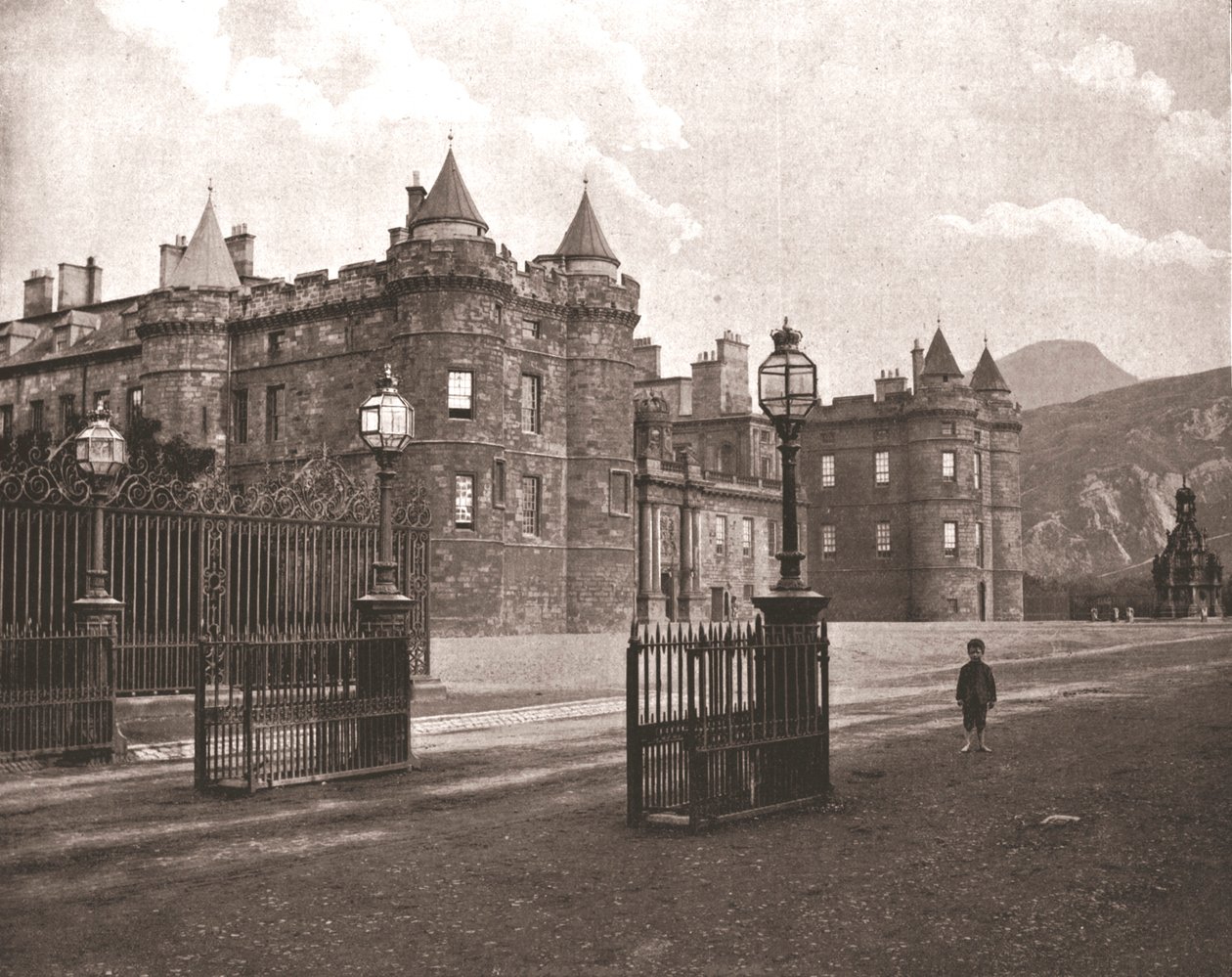 Holyroodhouse, Edinburgh, Skottland, 1894. av Unbekannt