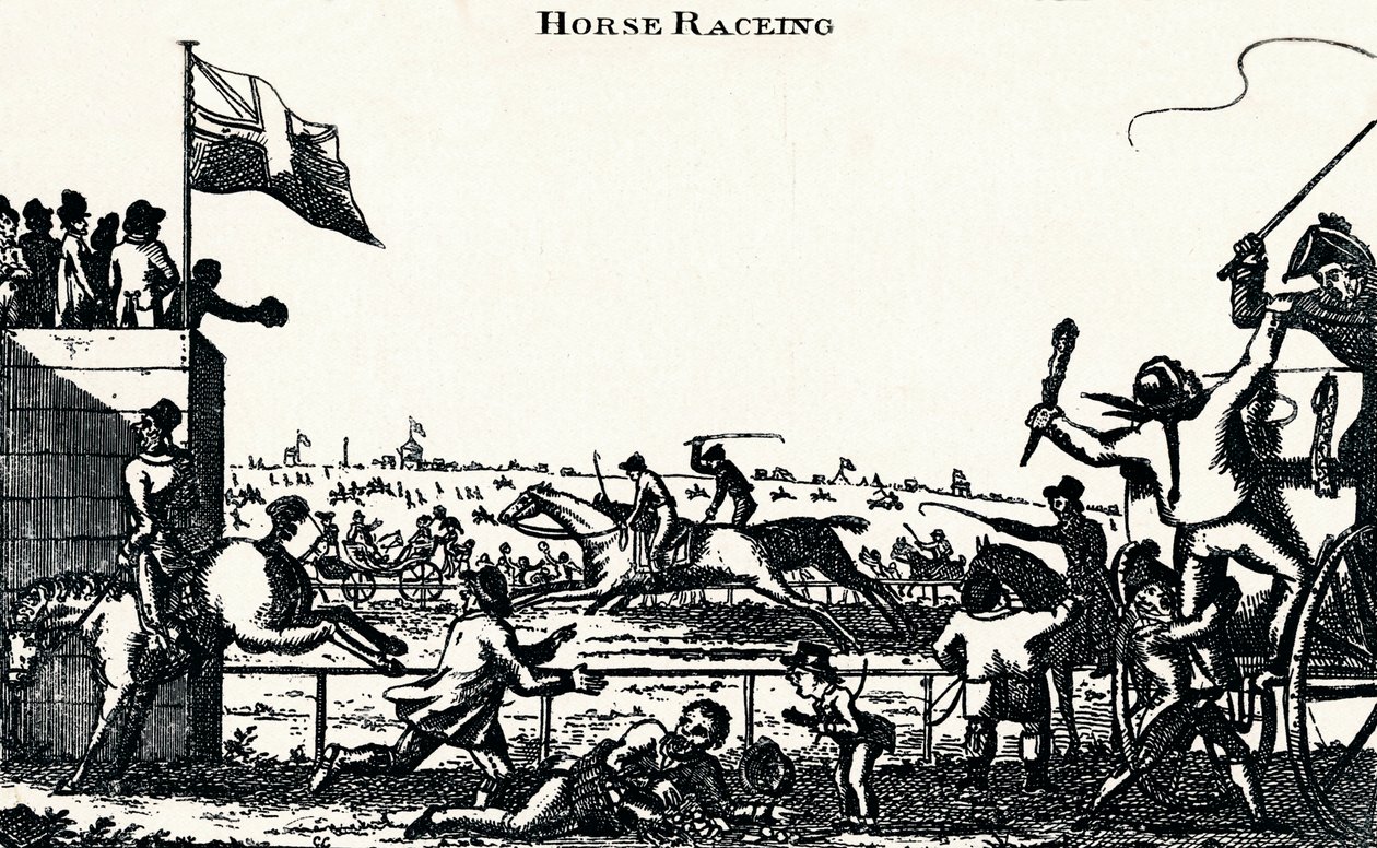 Hästkapplöpning, c1804, 1903 av Unbekannt