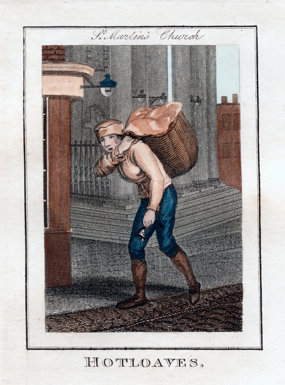 Hotloaves, St Martins Church, London, 1805 av Unbekannt