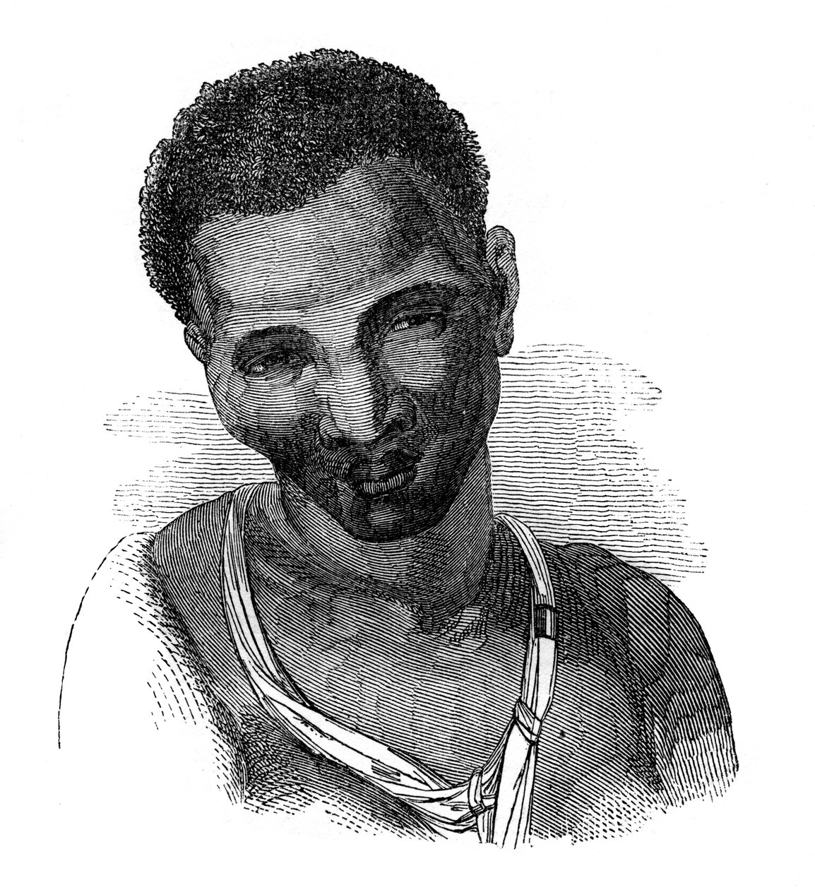 Hottentotskvinna, 1848 av Unbekannt