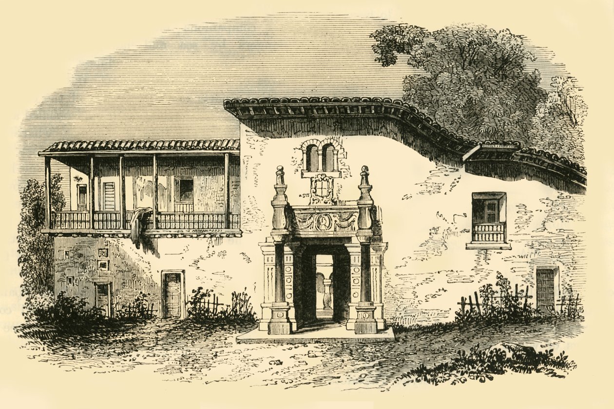 House of Pizarro, Cuzco, 1890. av Unbekannt