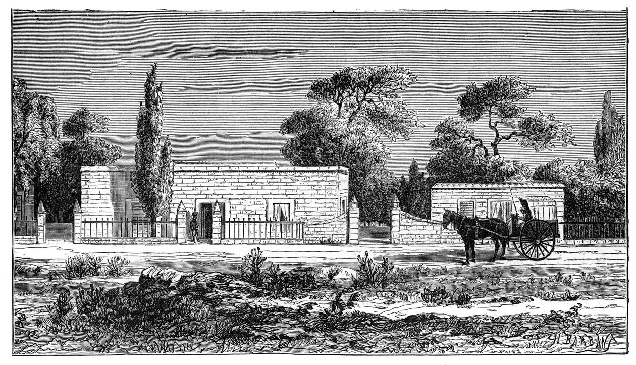 En rik boers hus, Sydafrika, c1890 av Unbekannt