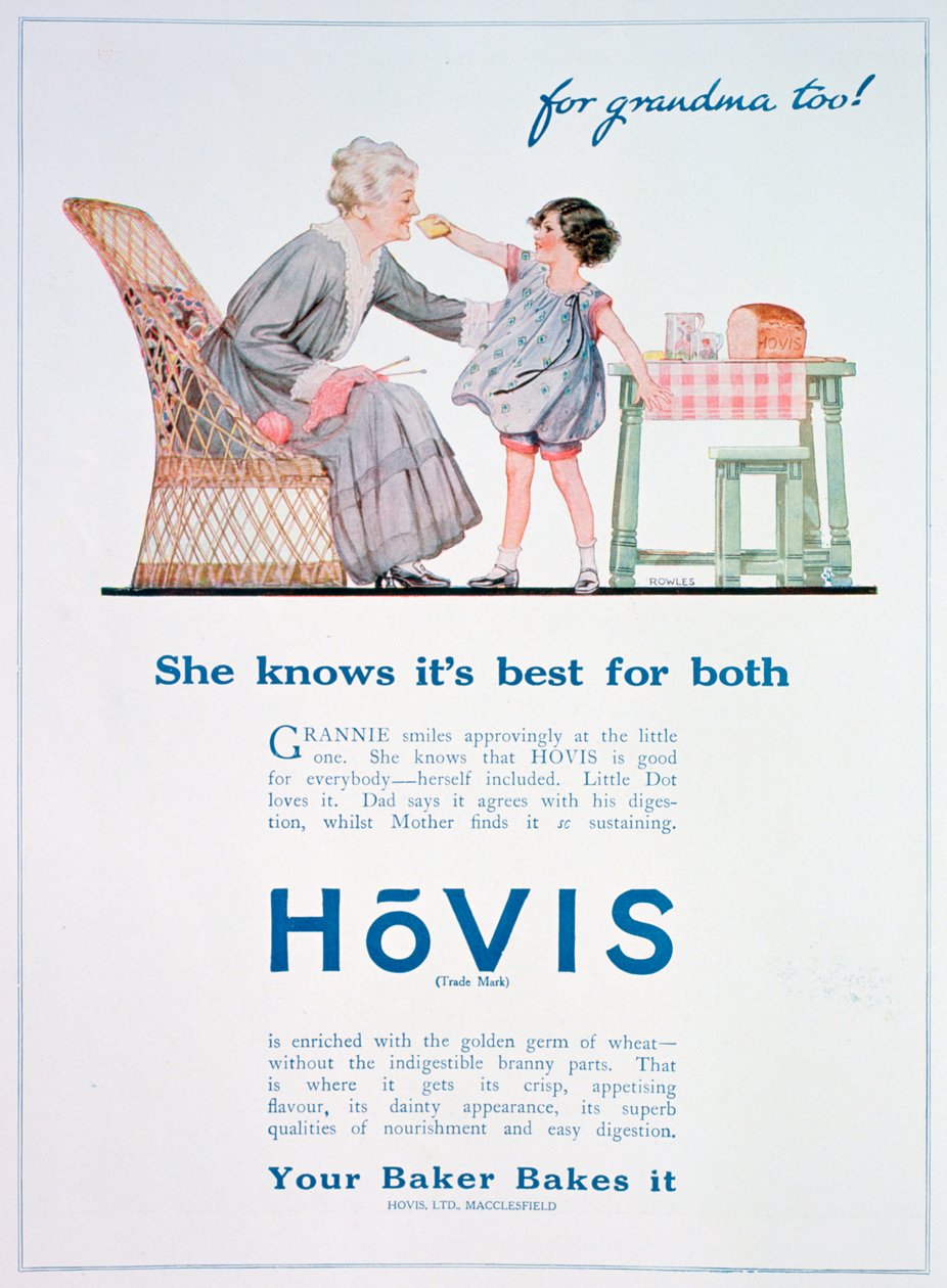 Hovis brödannons, 1923 av Unbekannt