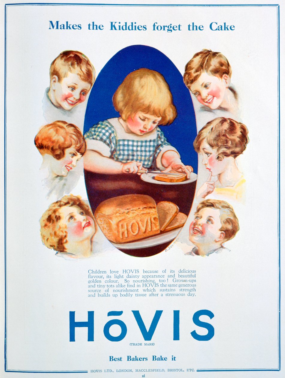 Hovis brödannons, 1928 av Unbekannt