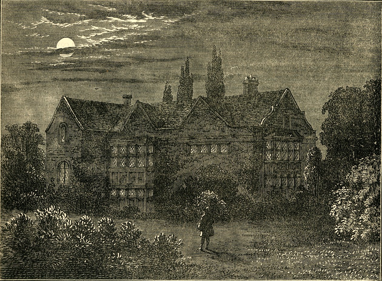 Howards House, i Clapton, omkring 1800, c1876. av Unbekannt