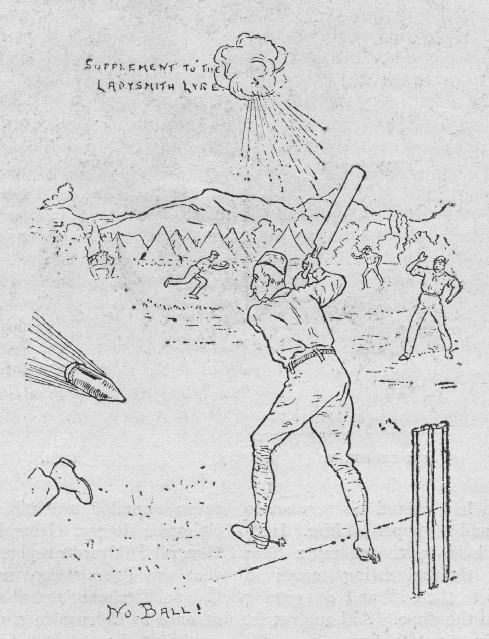 Belägringens humor, 1902 av Unbekannt