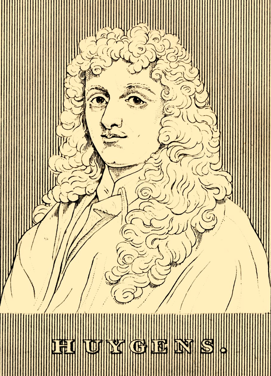 Huygens, 1629-1695, 1830. av Unbekannt