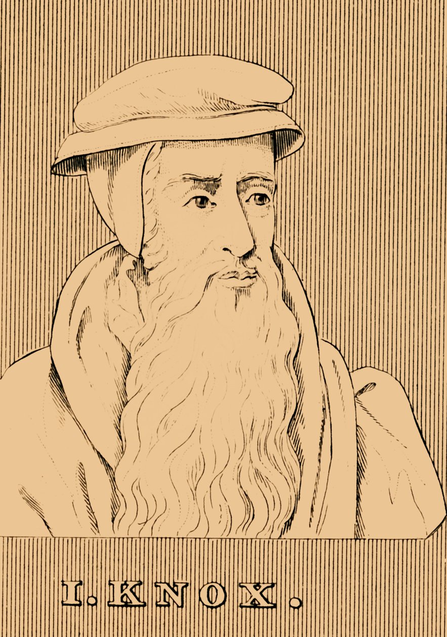 I. Knox, c1513-1572, 1830. av Unbekannt