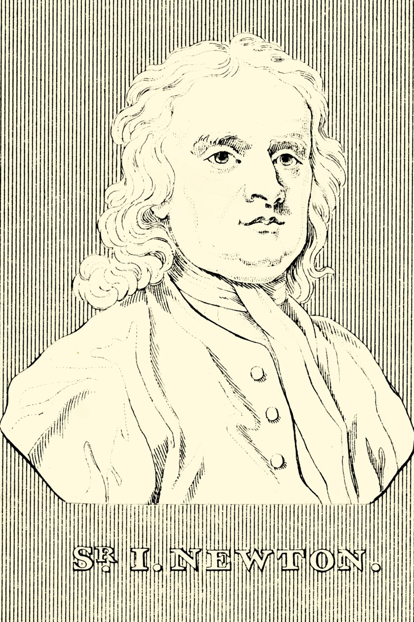 I. Newton, 1642-1727, 1830. av Unbekannt