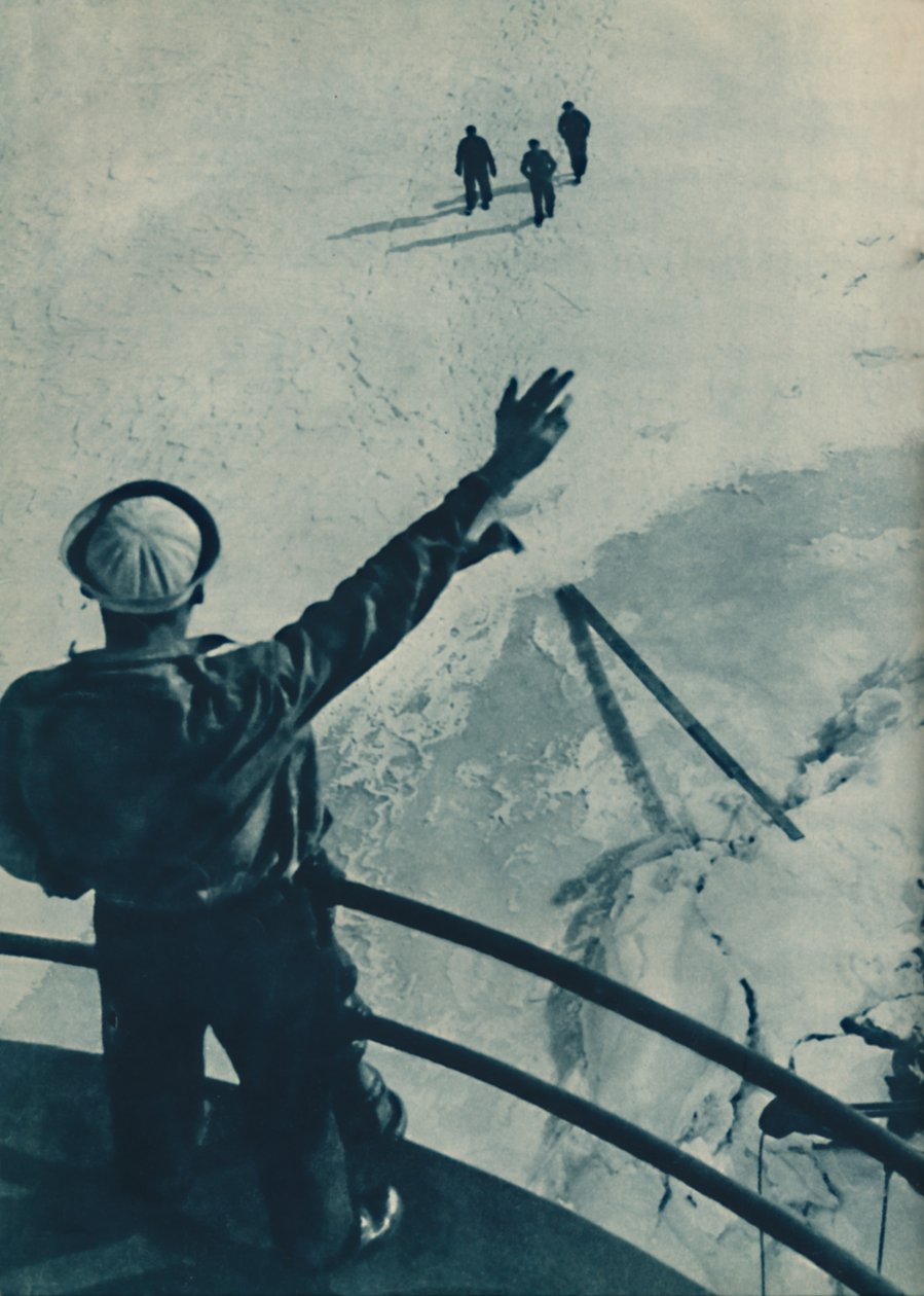 Ice Bridge i U.S.A., 1936 av Unbekannt