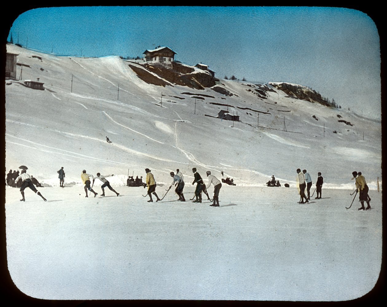 Ishockey, St Moritz, Schweiz av Unbekannt