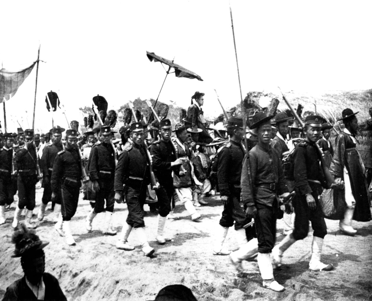 Imperialistisk japansk procession, 1900 av Unbekannt