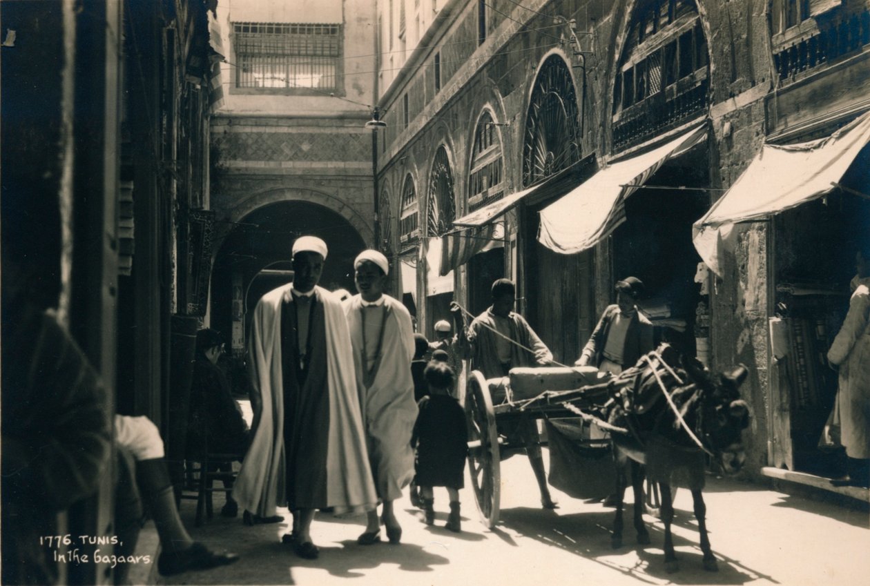 I basaren, Tunis, Egypten, 1936 av Unbekannt