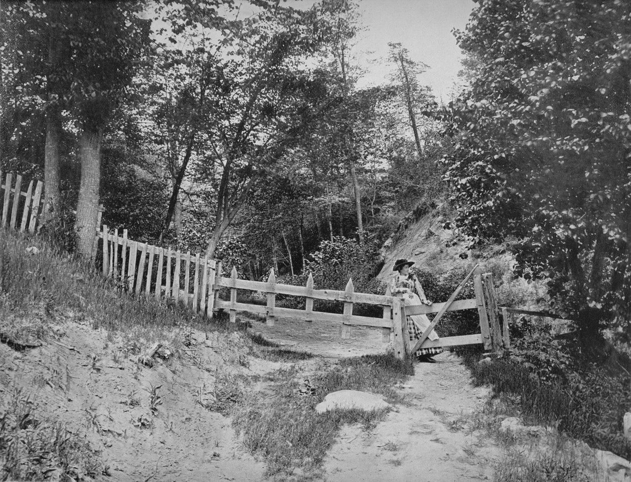 I Berkshire Hills, Massachusetts, c1897. av Unbekannt